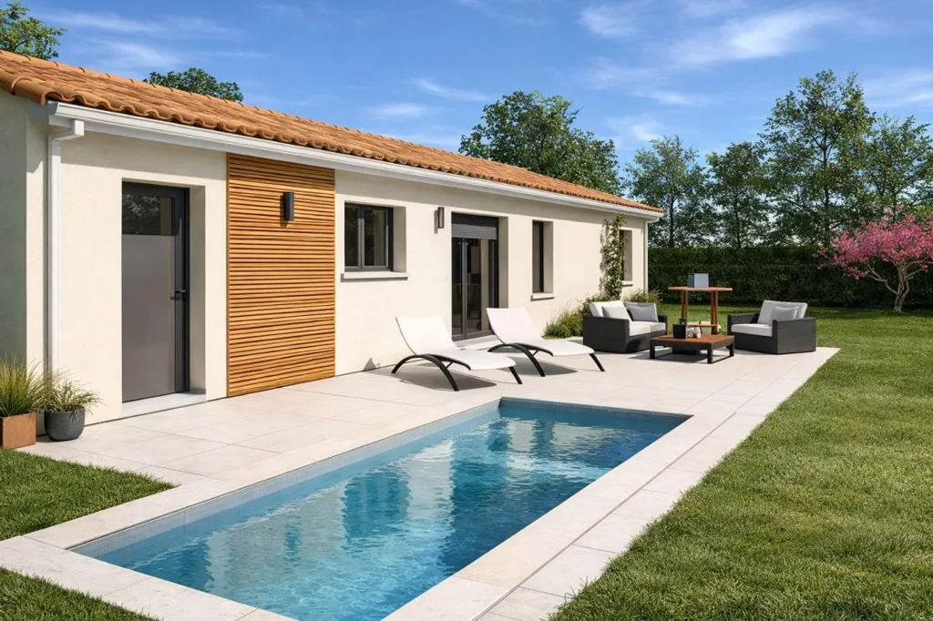 Maison Neuve avec Terrasse à Biscarrosse