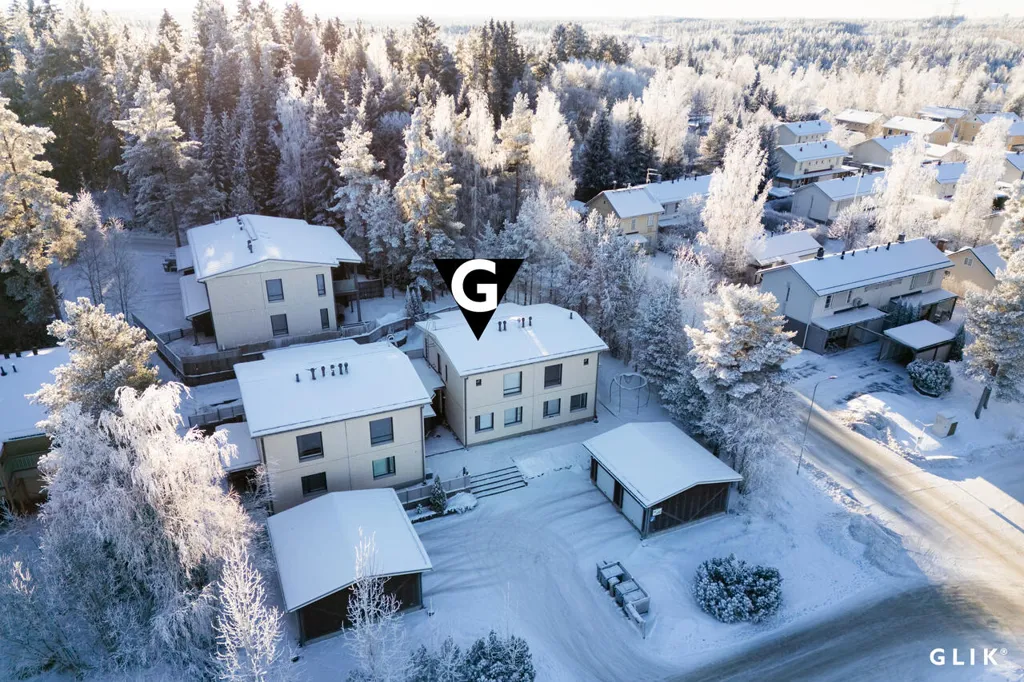Vue aérienne - Modernised House with Sauna in Kangasala