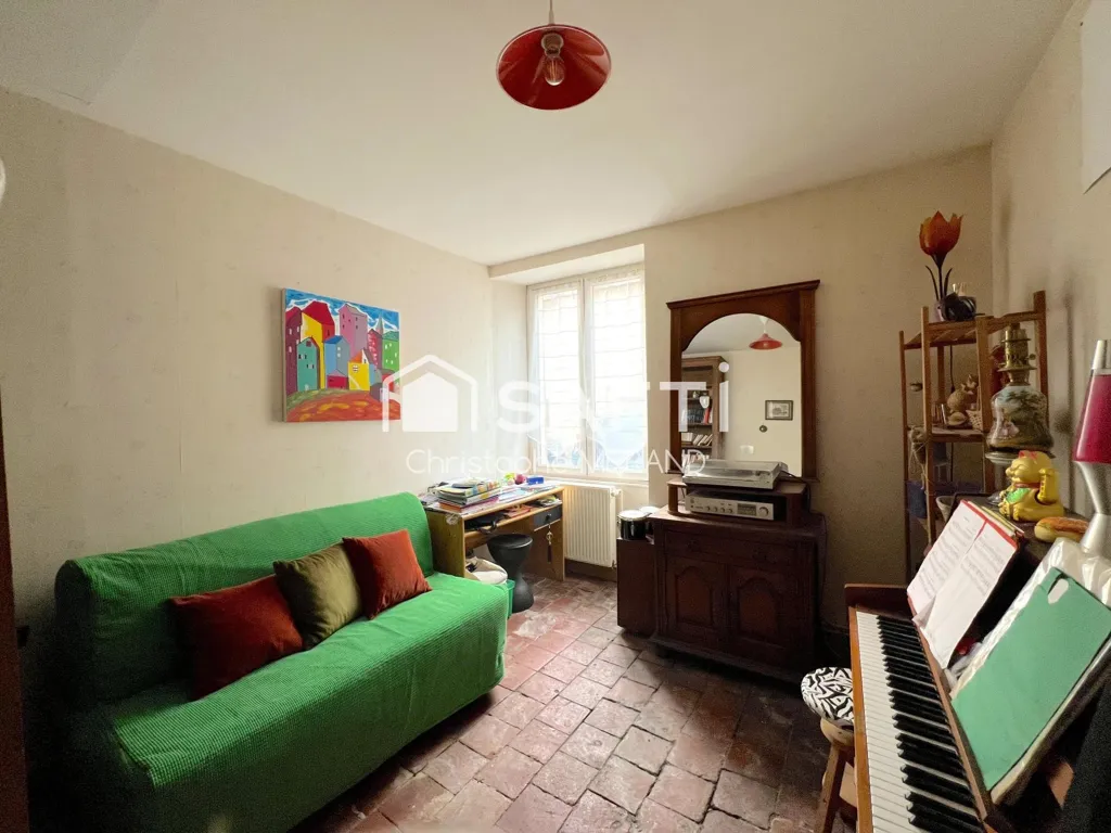 Living Room - Three-Bedroom House with Garden in Buxeuil