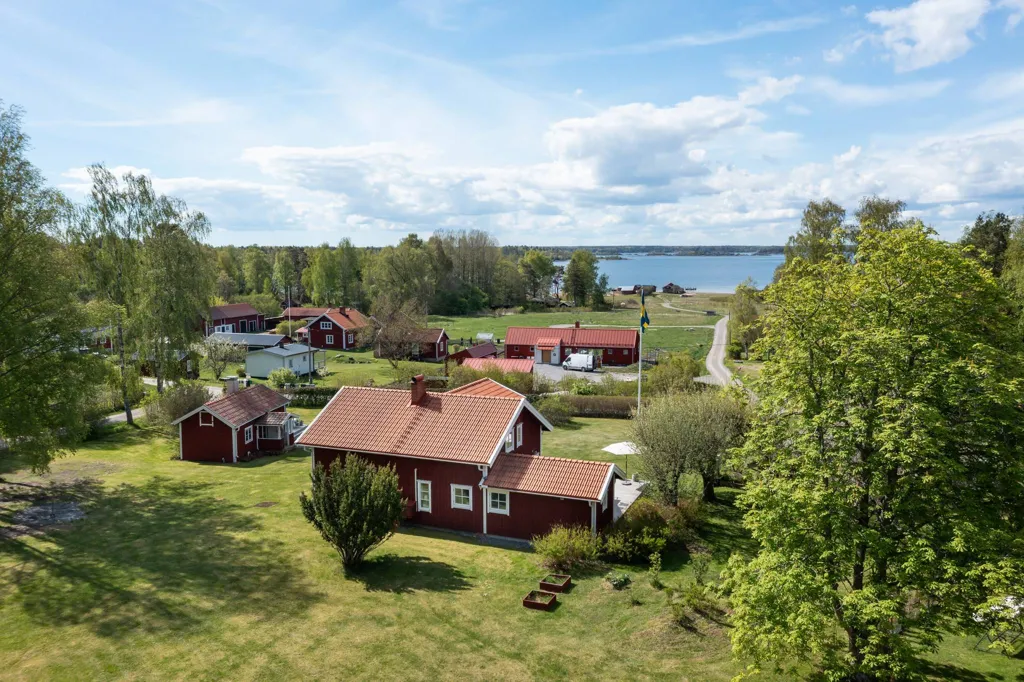 Aerial - Holiday Home with Sea View in Norrtälje