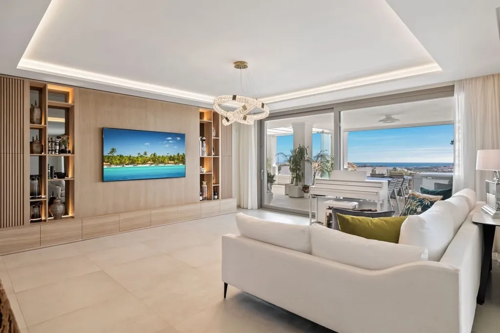 Soggiorno - Luxury Apartment with Sea View in Marbella