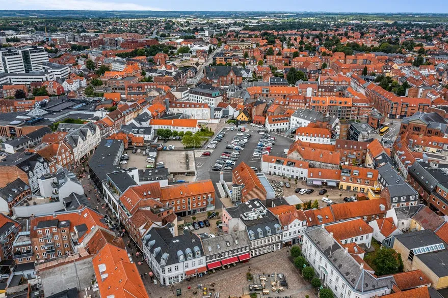 Vue aérienne - Central Property Portfolio in Viborg