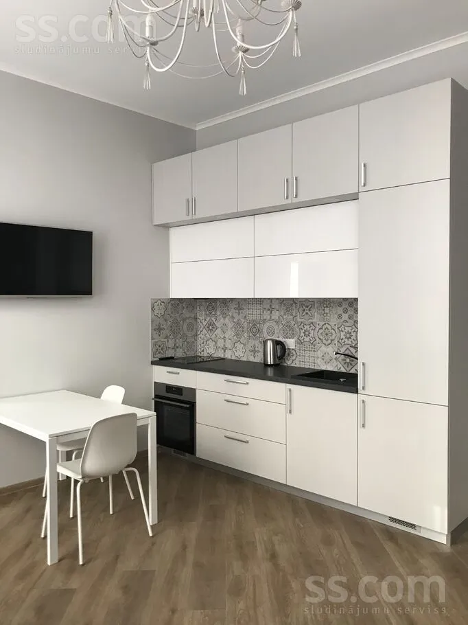 Cuisine - Renovated Apartment with Garden in Riga Centre