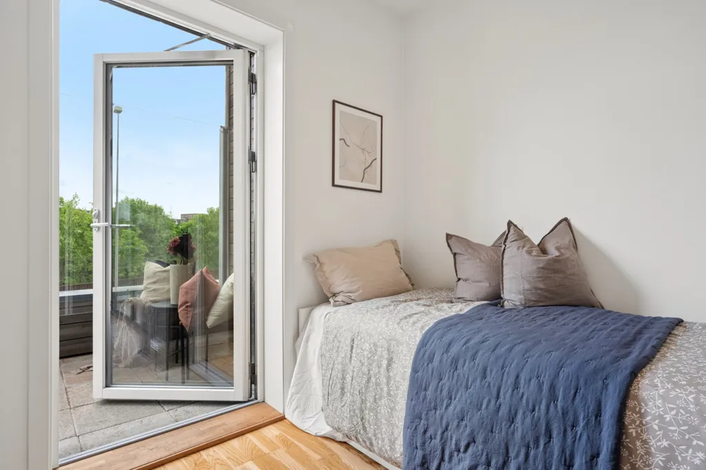 Chambres - 3-Bedroom Apartment with Balconies in Sandnes