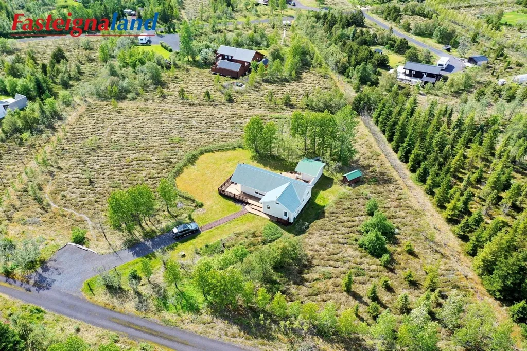 Õhuvaade - Summerhouse with Pool in Selfoss