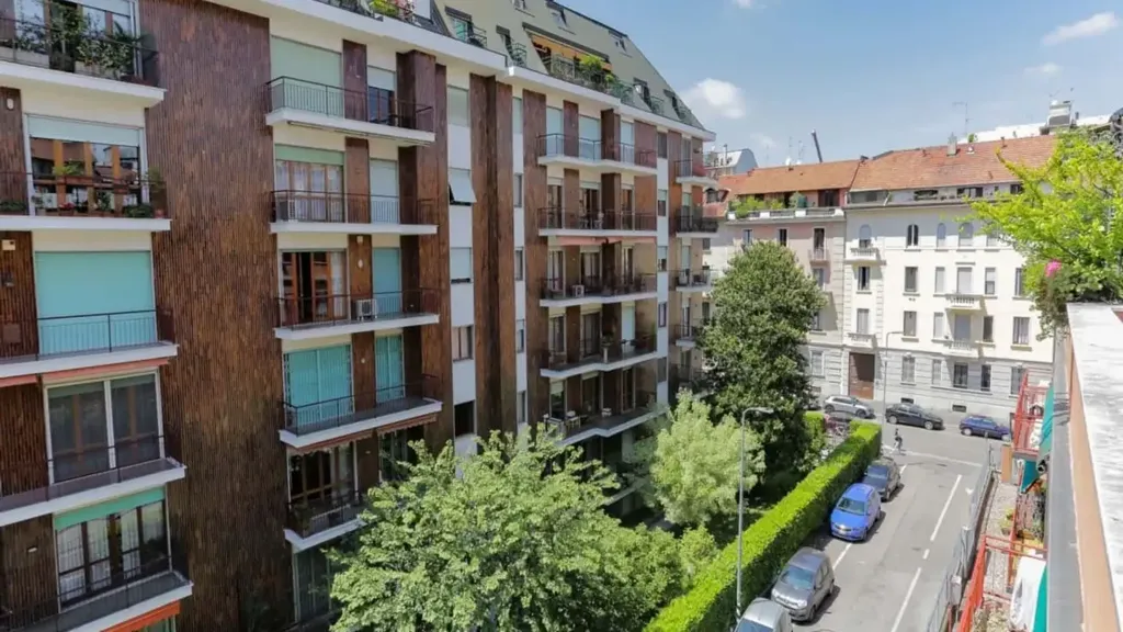 Õhuvaade - Modern Studio with Balcony in Milan