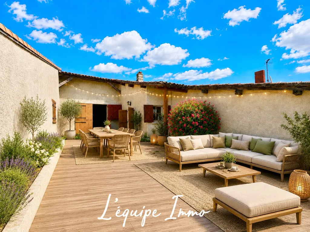 Terrass - Village House with Potential in Cadours