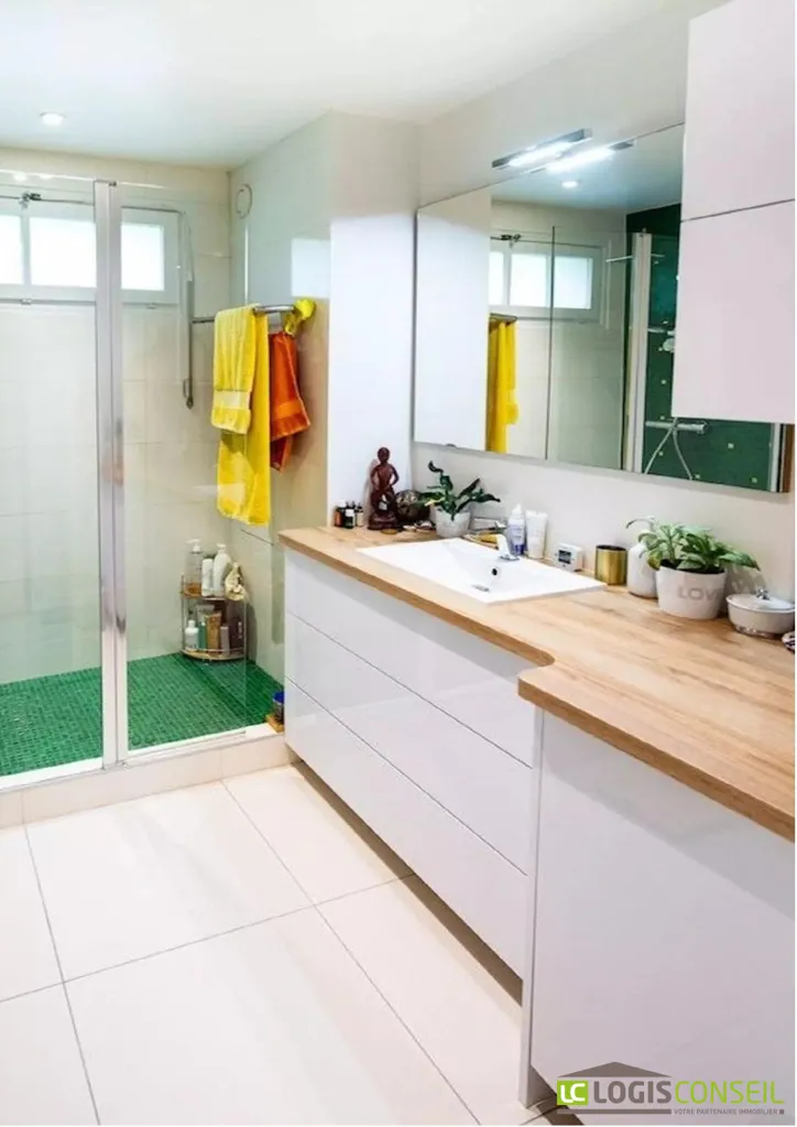 Bathrooms - 3-Piece Flat with Balcony in Châtenay-Malabry