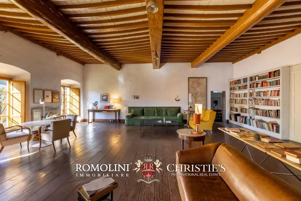 Séjour - Frescoed Villa with Garden near Lucca