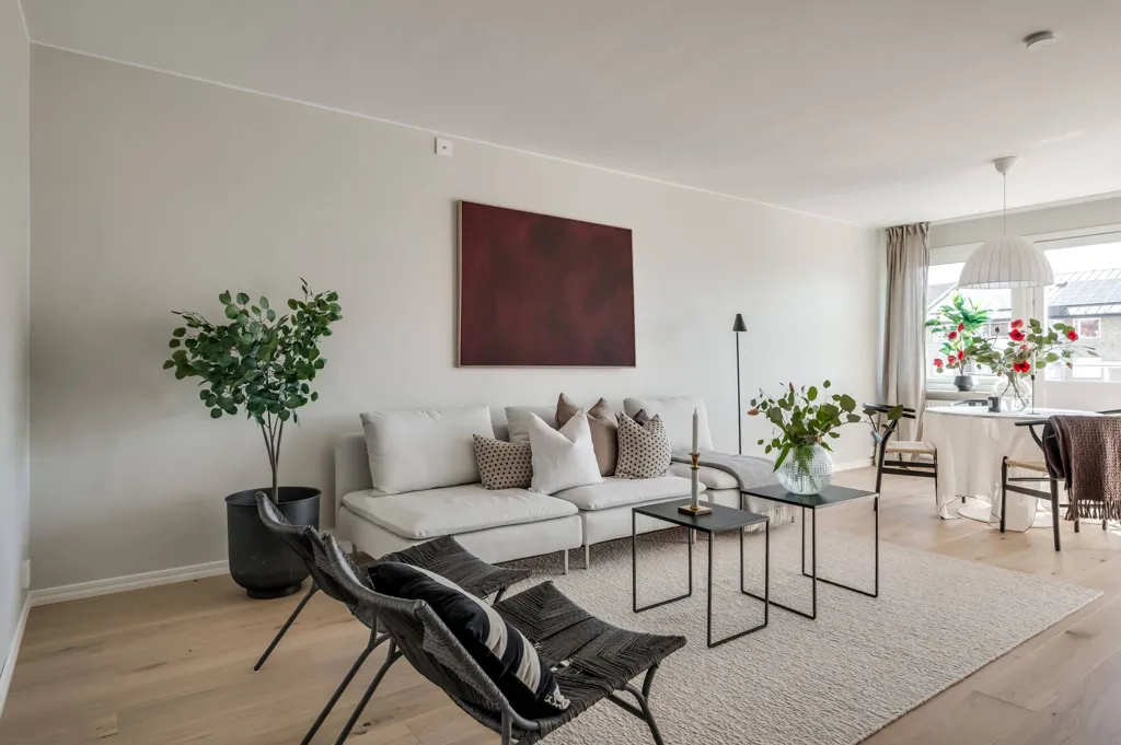 Séjour - Renovated Two-Bedroom in Klara