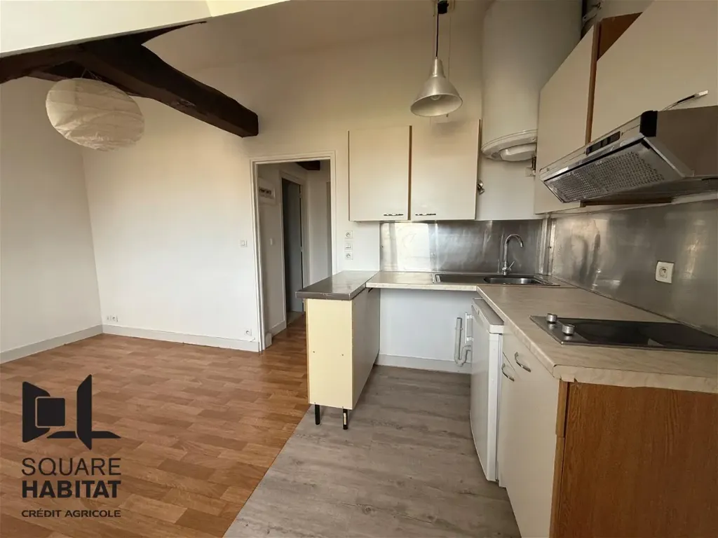 Köök - One-Bedroom Flat in Centre-Gare, Tours