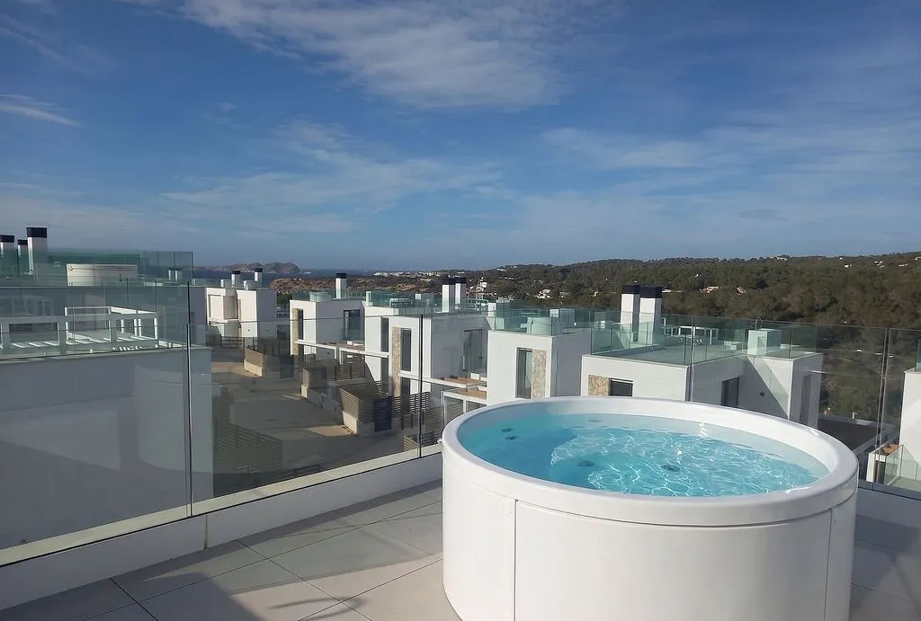 Terrass - New Villa with Pool in Cala Tarida, Ibiza