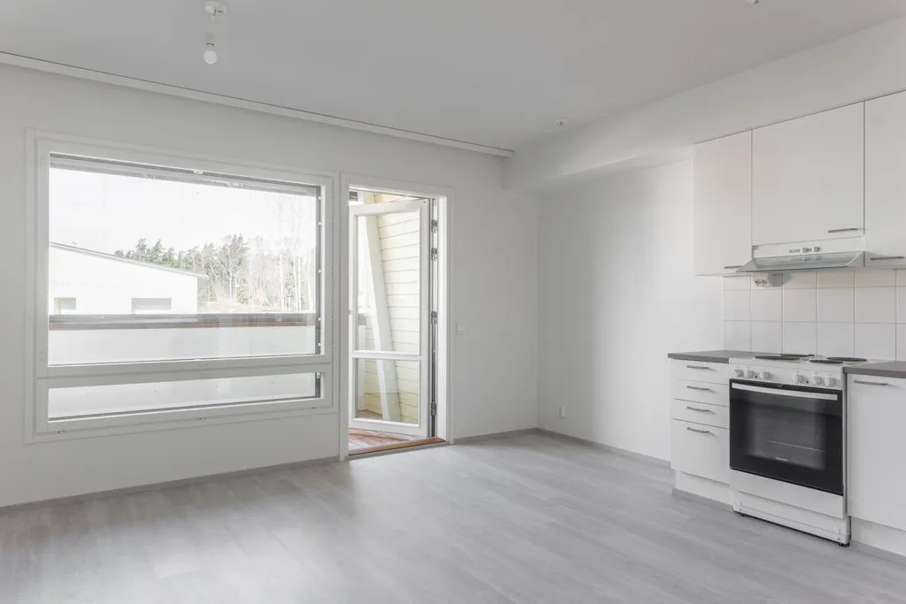 Köök - Studio with Balcony in Espoo, Tillinmäki