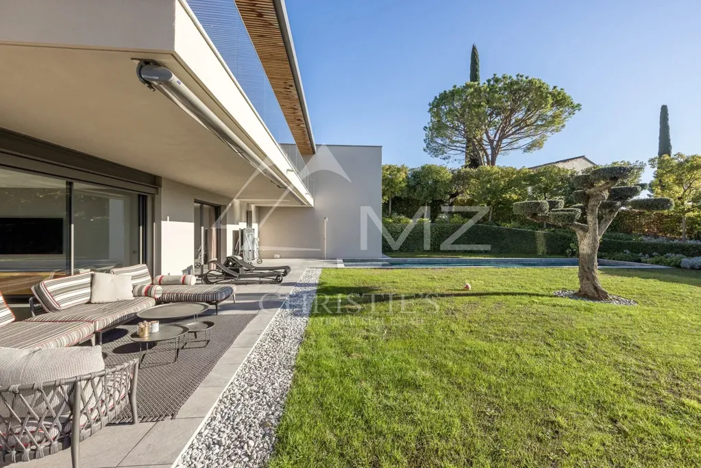 Jardin - Villa Contemporaine avec Vue Mer près de Cannes