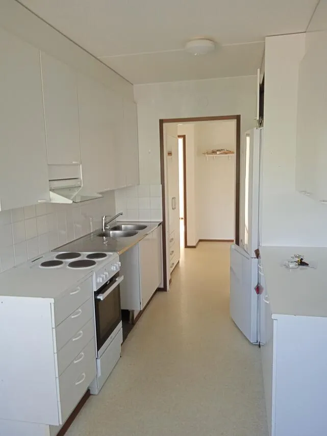 Köök - Apartment with Own Sauna in Mäntsälä