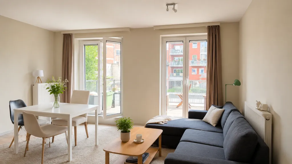 Séjour - Appartement avec Vue sur l'Eau à Gand