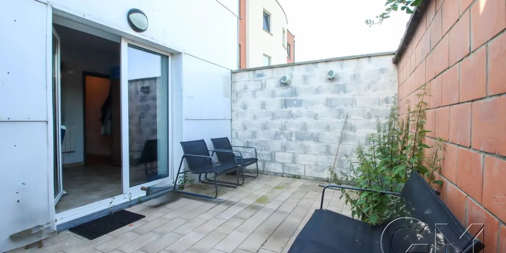 Jardin - Appartement au Rez-de-chaussée à Moeskroen avec 1 Chambre