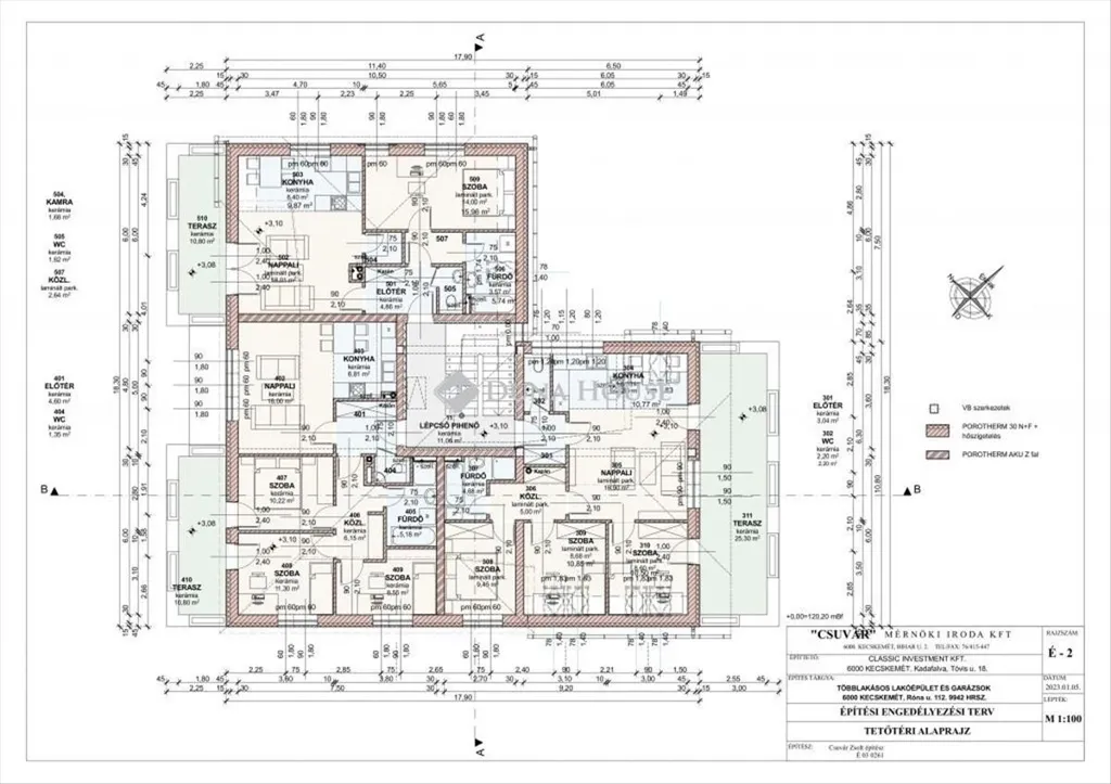 Plan - Modern Apartment with Balcony in Kecskemét