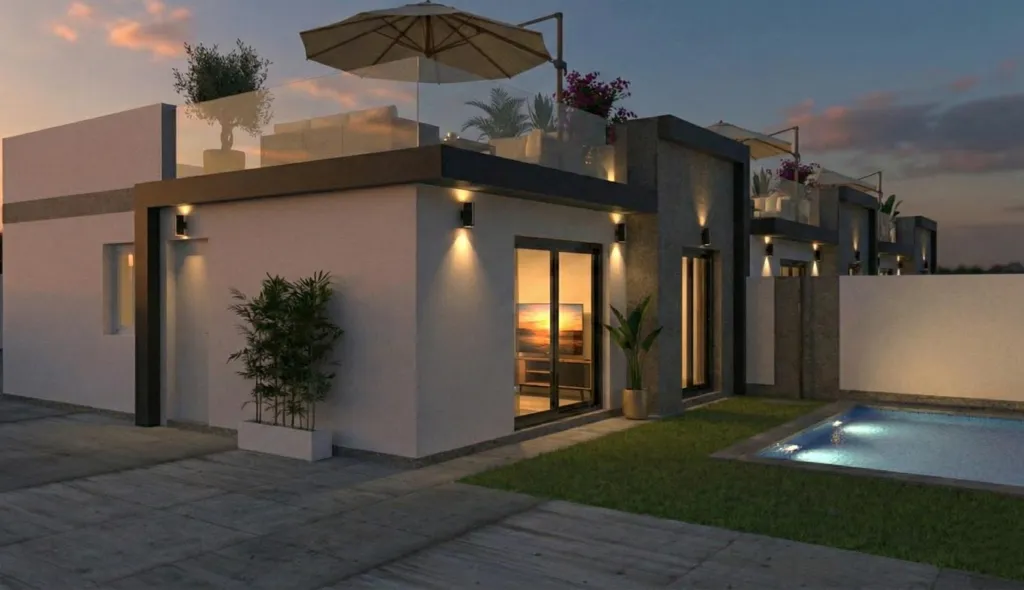 Terrasse - Detached Villa with Pool in Balsicas, Torre-Pacheco