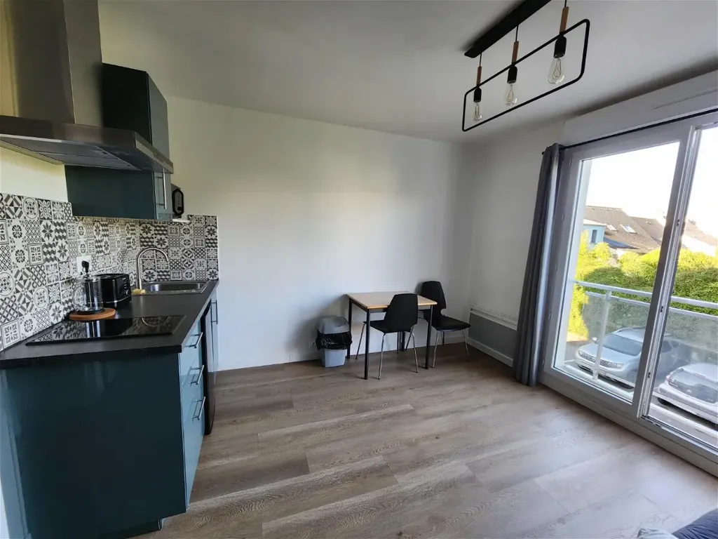 Köök - Studio with Parking in Brest