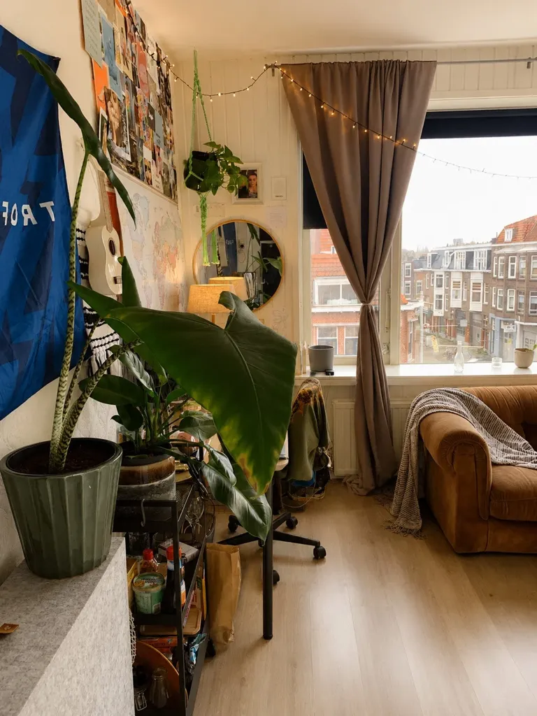 Soggiorno - Studio Flat with Two Large Windows in Rotterdam