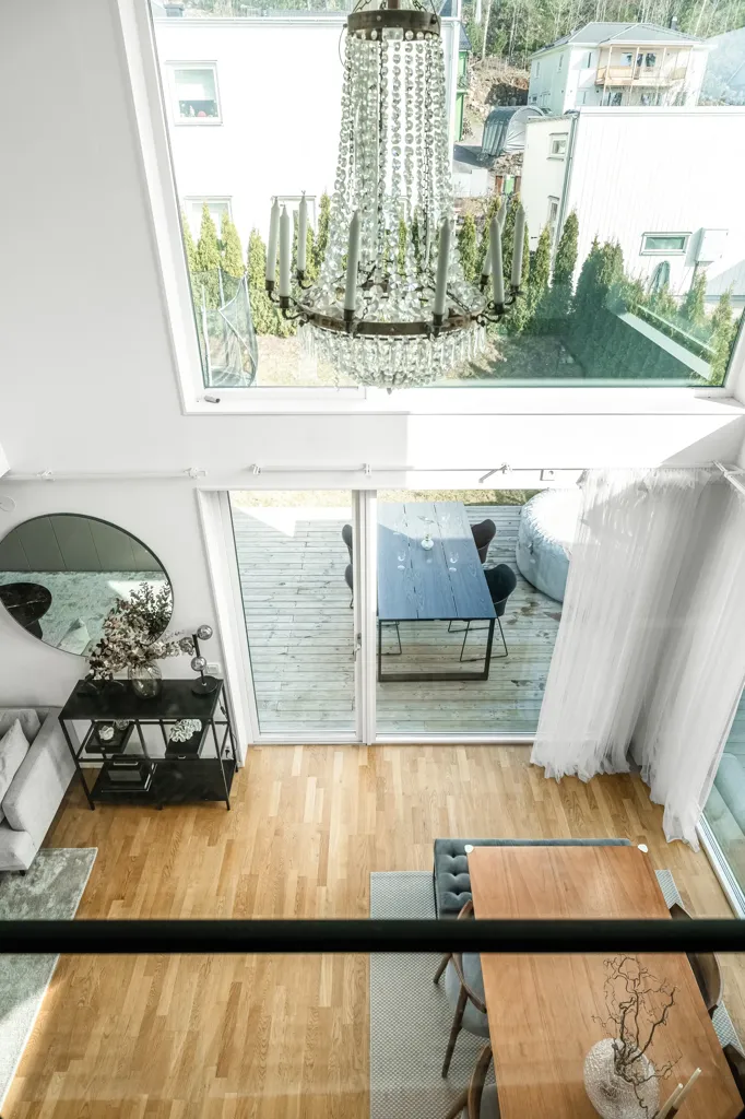 Sala da pranzo - Two-Storey Apartment with Panoramic Views in Glömsta