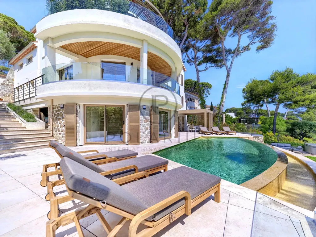Piscine - Villa avec Vue Mer et Piscine à Cap d'Antibes
