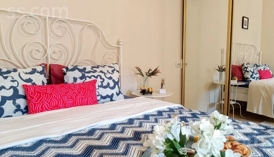 Camere da letto - 1 Bedroom Apartment with Courtyard View in Riga Centre