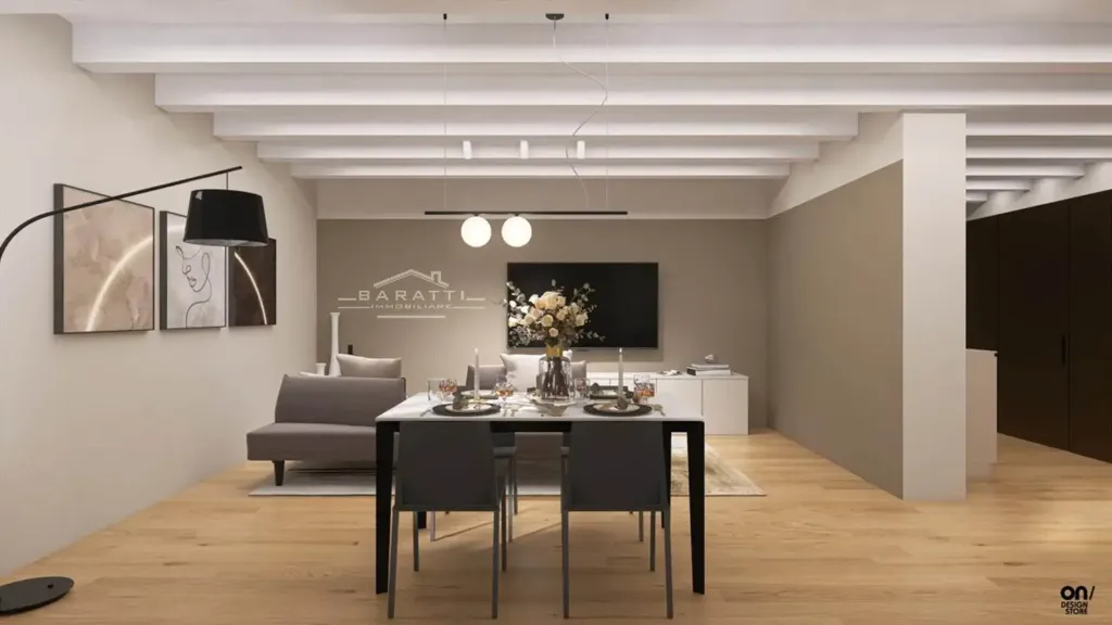 Esszimmer - Rustic Trilocale with Private Garden in Suzzara