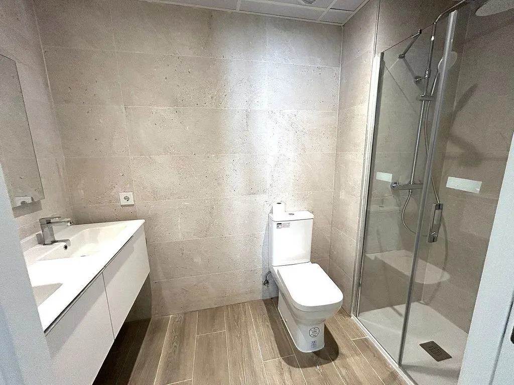 Salles de bain - Apartment with Balcony in Perchel Sur, Málaga