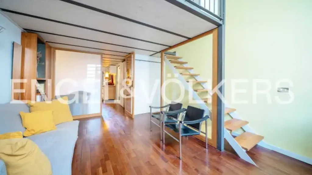 Living Room - Loft in Historic Building, Milan