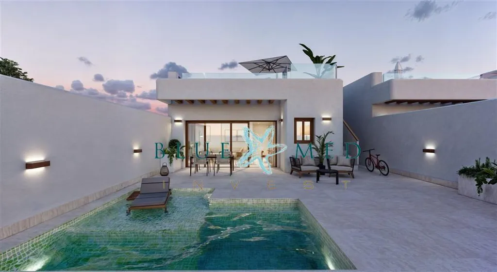 Bassein - Contemporary Chalet with Pool in Torre-Pacheco