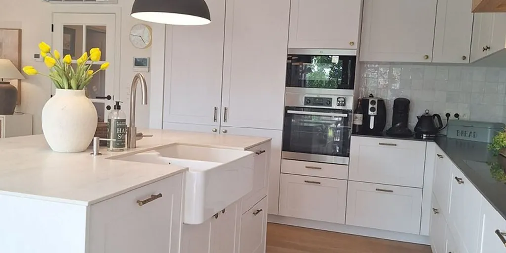 Köök - Duplex Apartment with Terrace in Beverst