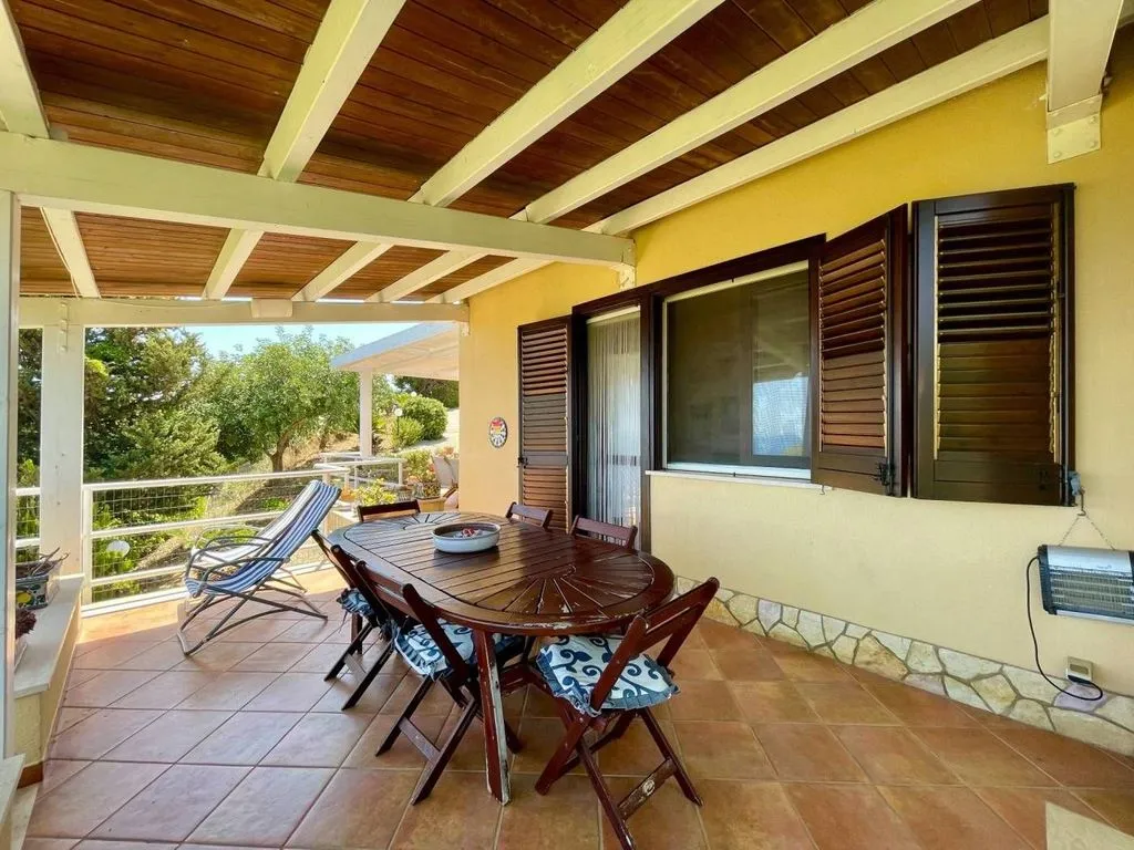 Terrace - Luxury Villa with Sea View in Conza, Sicily