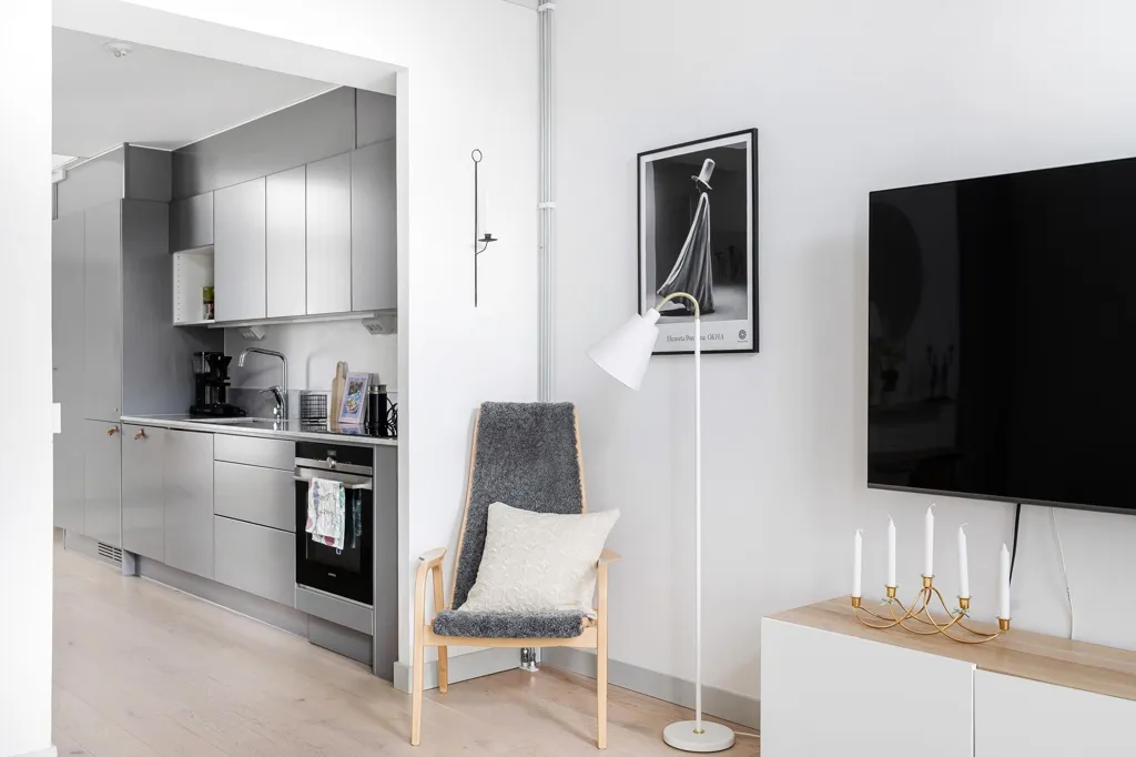 Living Room - Modern Townhouse with Loft in Vallastaden