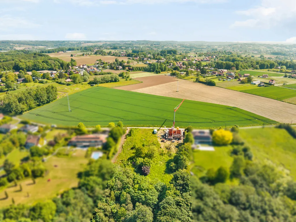 Vista aerea - Villa Plot with West Garden in Ronse