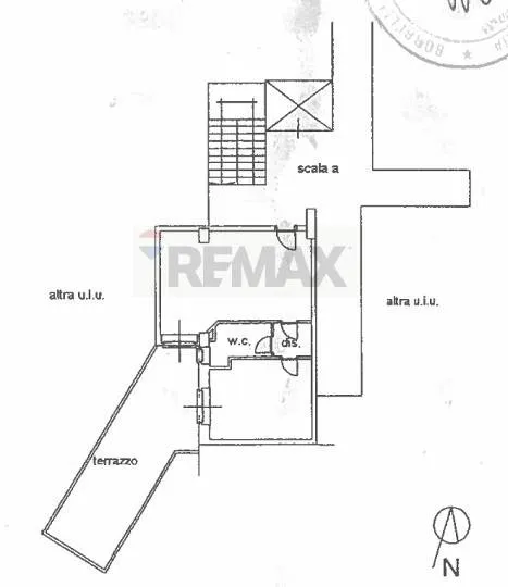 Floor Plan - Office with Terrace in Foggia