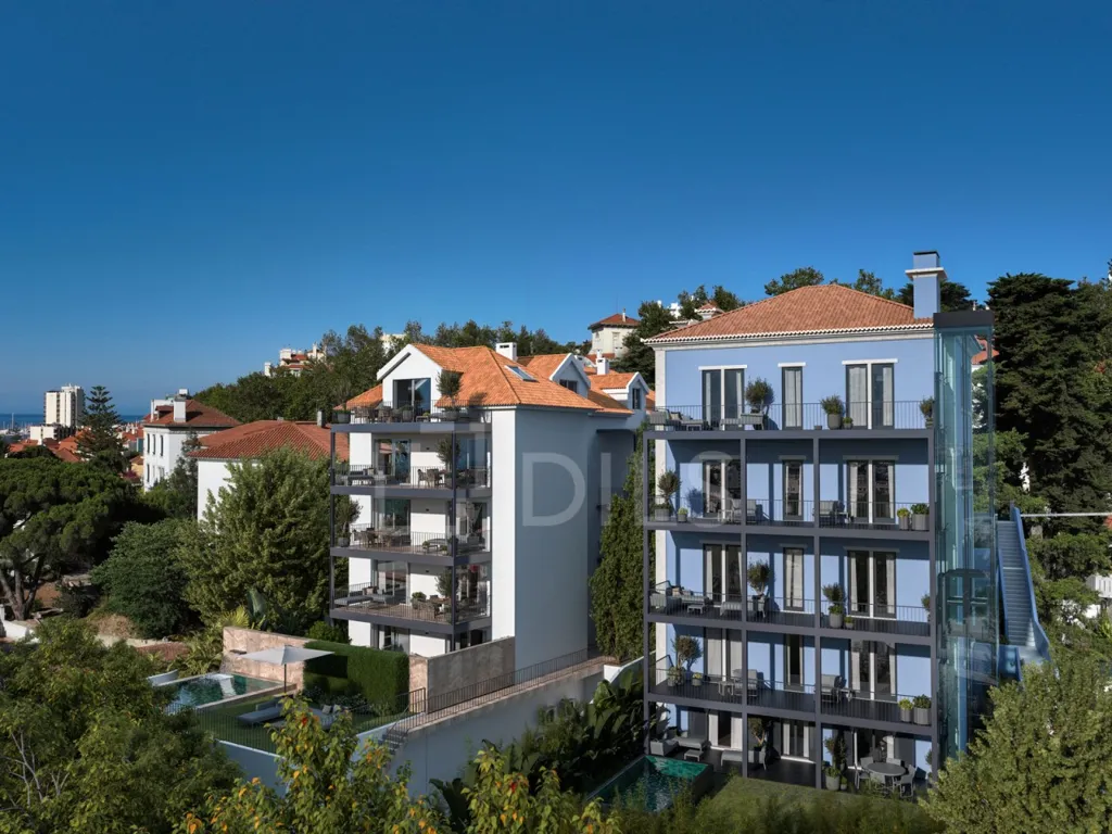 Vue aérienne - Penthouse with Terrace in Monte Estoril