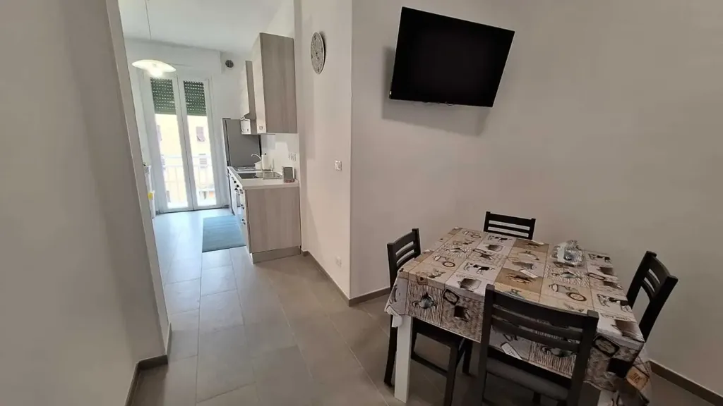 Söögituba - Renovated Trilocale with Balcony in Alassio