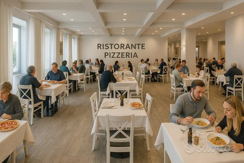 Dining Room - Operational Restaurant Pizzeria in Mantova