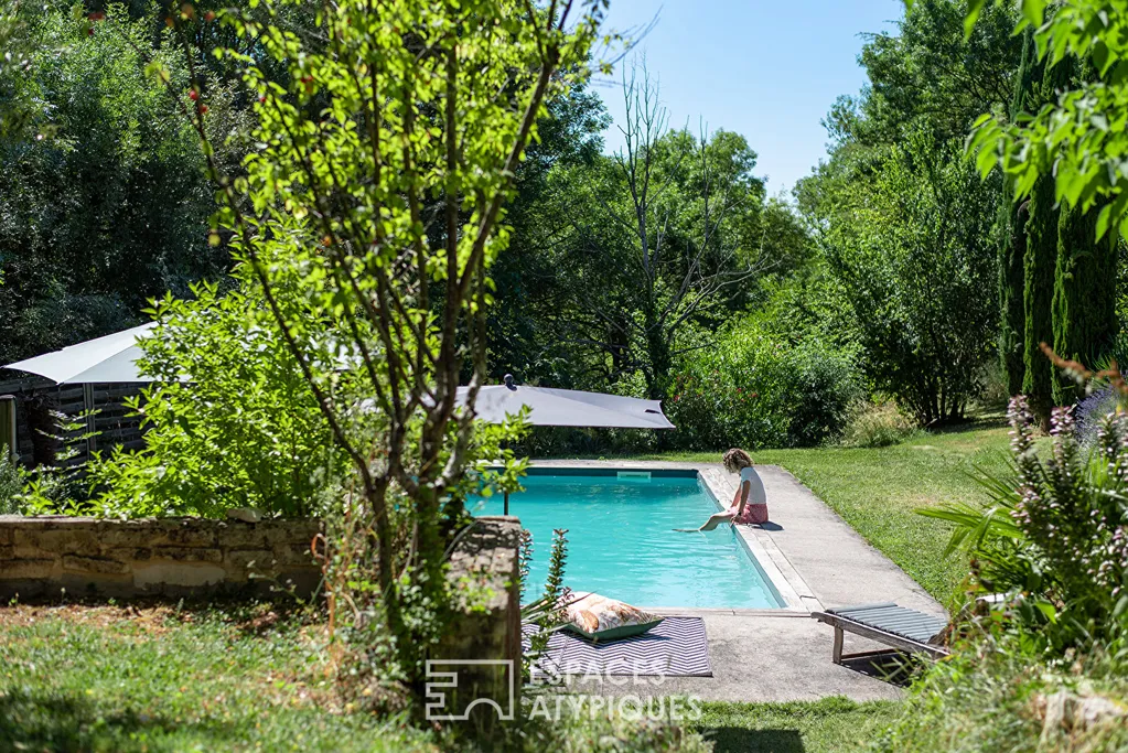Piscina - Renovated Character House with Pool near Albi