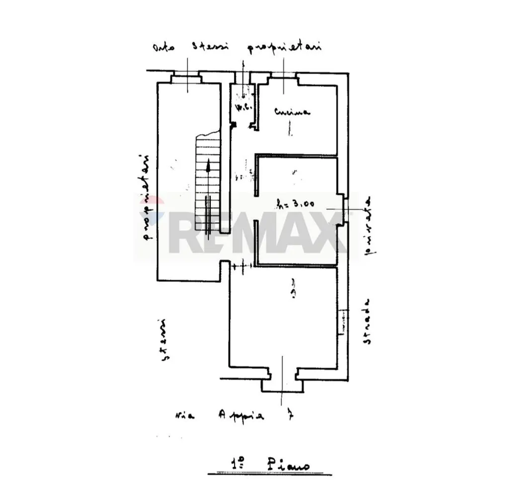 Plan - Apartment with Sea View in Scauri Centre