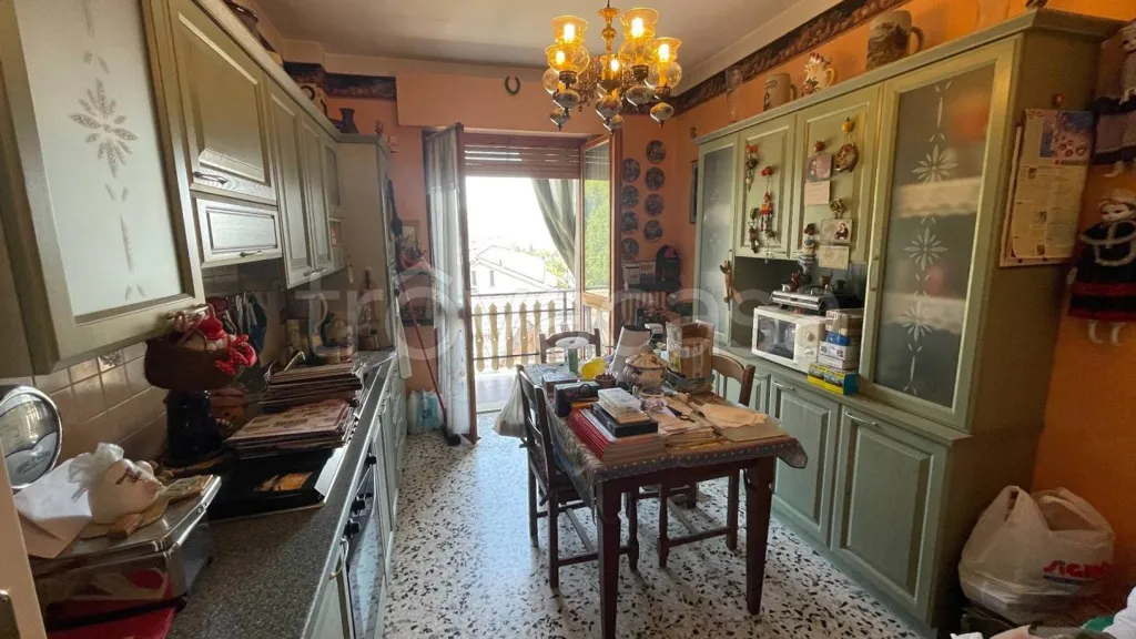 Kitchen - Spacious Apartment with Mountain View in Lurisia
