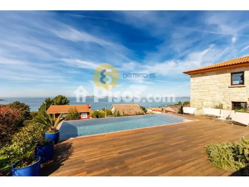 Piscine - Chalet with Sea Views in Prado, Nigrán