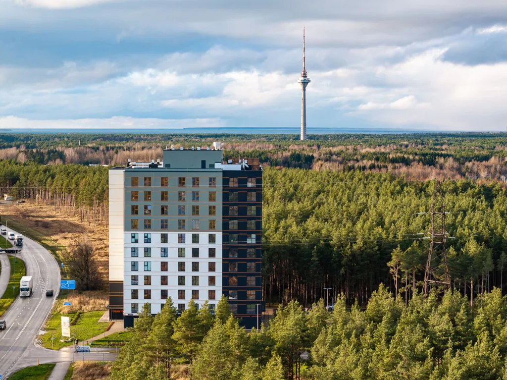 Õhuvaade - Apartment with EV Charging in Maardu