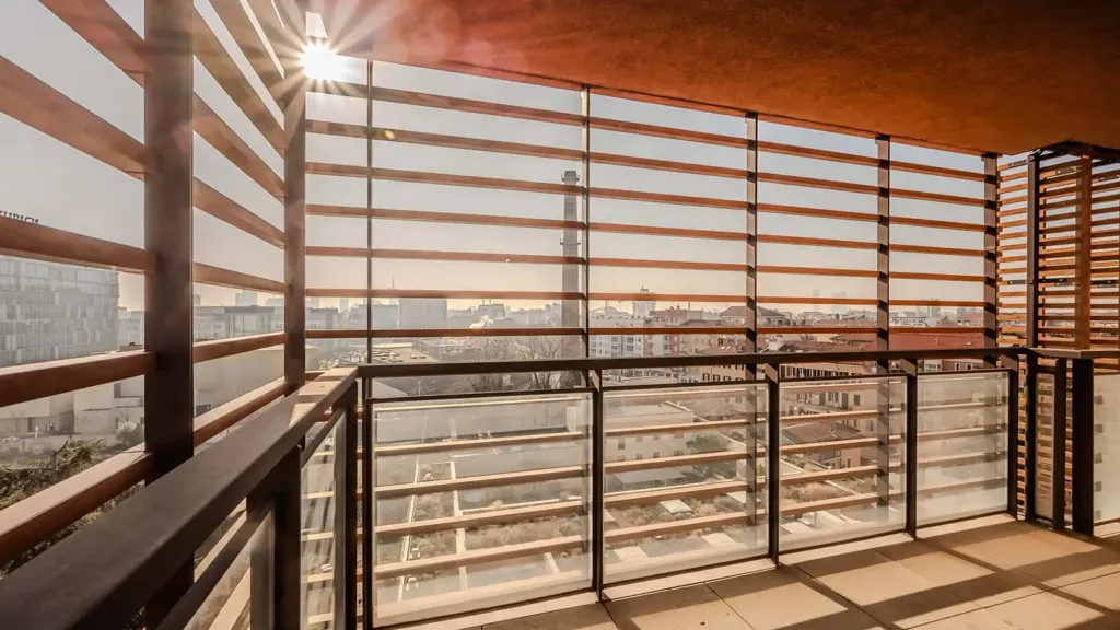 Balcon - Apartment with City View and Pool in Milan