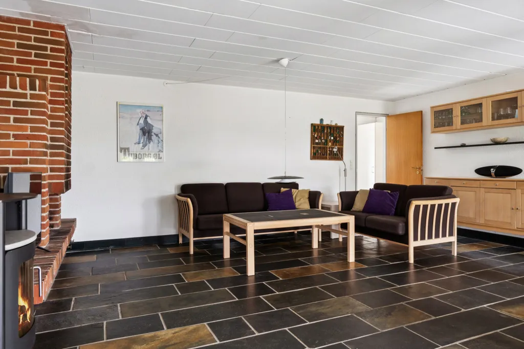 Living Room - 1979 Summerhouse with Garden in Karrebæksminde