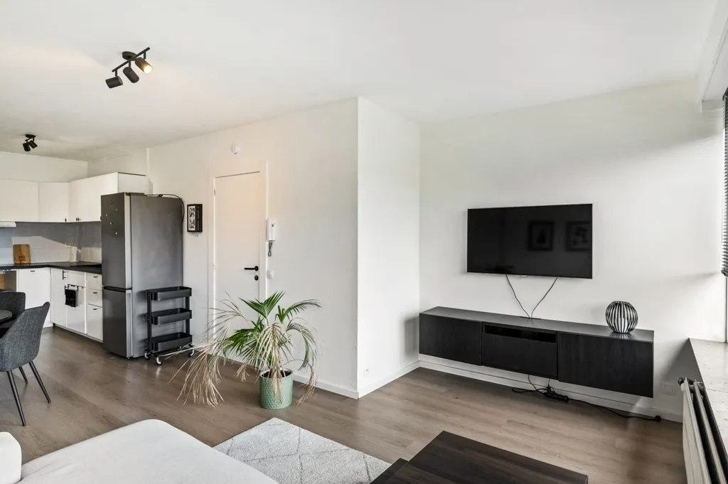 Living Room - Ready-to-Move Apartment with Garage in Kapellen