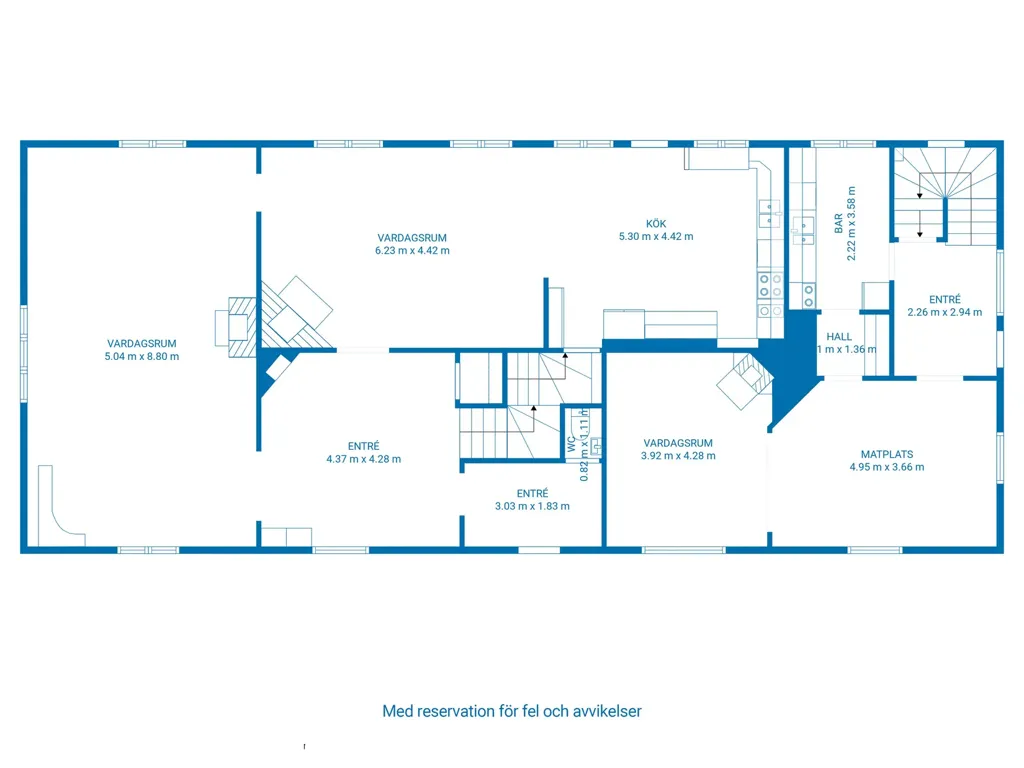 Plan - Historic Villa with Private Pier in Motala