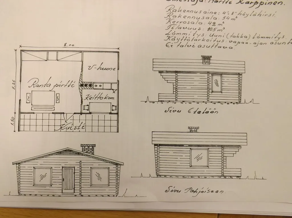 Cottage with Fireplace by Piispajärvi